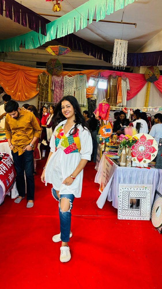 Vastravan stall at a Bhopal exhibition